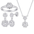Damenring mit romantischem Herzdesign und funkelndem Zirkonia-Besatz Shop Nory