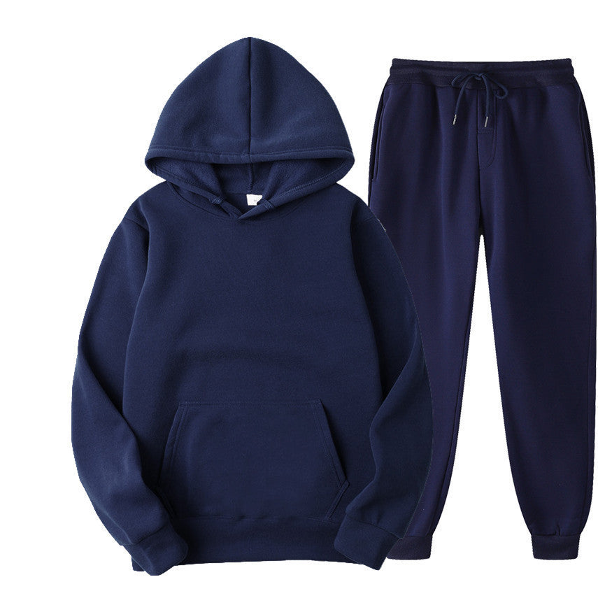 Unisex nan gemütliches Hoodie-Jogginganzug-Set mit Kängurutasche, elastischem Tunnelzugbund und gerippten Bündchen Shop Nory