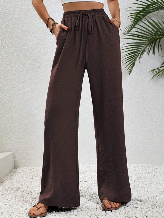 Damen weite Palazzo-Hosen