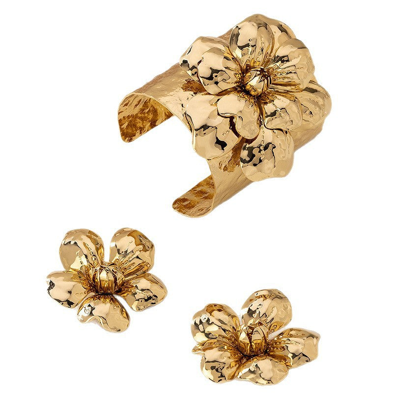 Damen Schmuckset mit kunstvollem Blütendesign Shop Nory