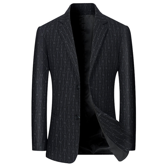 Herren Modernes Einreihiges City-Blazer mit aufgesetzten Taschen und leichter Halbfütterung Shop Nory