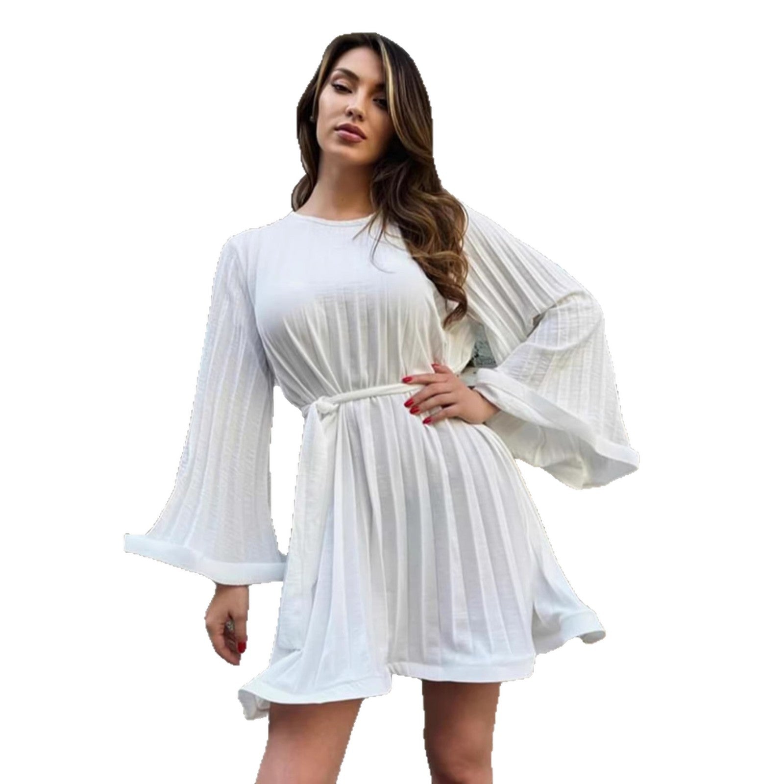 Damen asymmetrischer Maxi-Rock mit floralem Design und schwingendem Fall