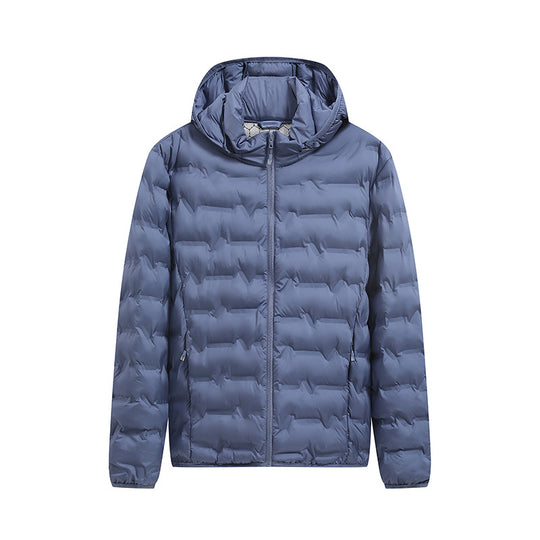 Herren Praktische Steppjacke mit Kapuze Shop Nory