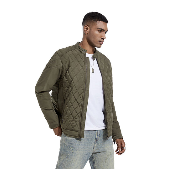 Herren gesteppte leichte Übergangsjacke mit Stehkragen Shop Nory