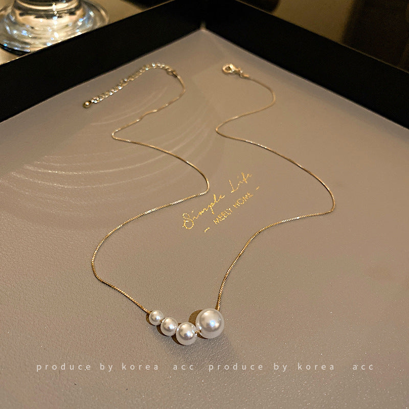 Damen elegante Halskette mit Perl-Design Shop Nory