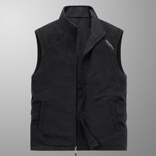 Herren Fleeceweste mit Stehkragen, thermischer Isolierung und Reißverschlusstaschen Shop Nory