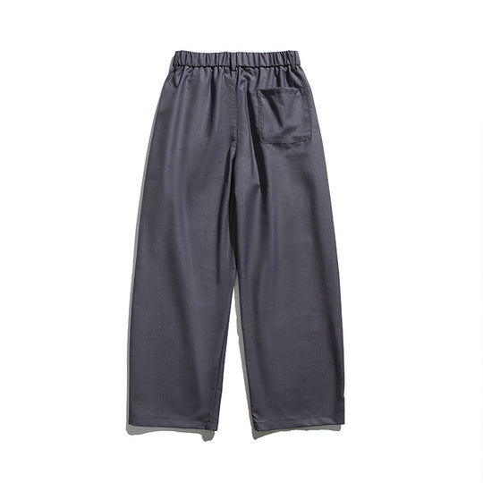 Herren Weite Bundfalten-Hose mit elastischem Tunnelzugbund und Cropped-Schnitt Shop Nory