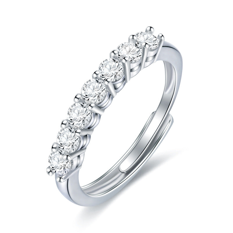Damenring mit funkelnden Zirkonia und elegantem Design Shop Nory
