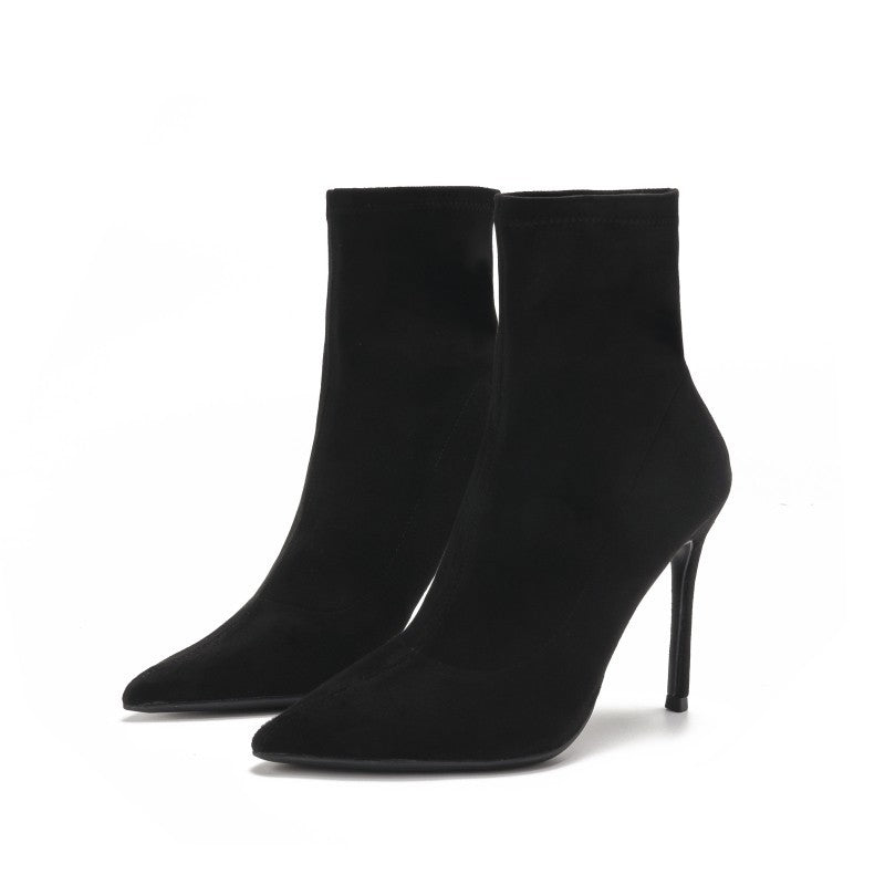 Damen Stretch‑Sockboot mit spitzer Zehenpartie und schmalem Stiletto Shop Nory