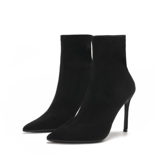 Damen Stretch‑Sockboot mit spitzer Zehenpartie und schmalem Stiletto Shop Nory