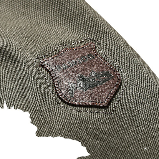 Herren robuste Canvas-Feldjacke mit Brusttasche Stickdetail und Hemdkragen Shop Nory
