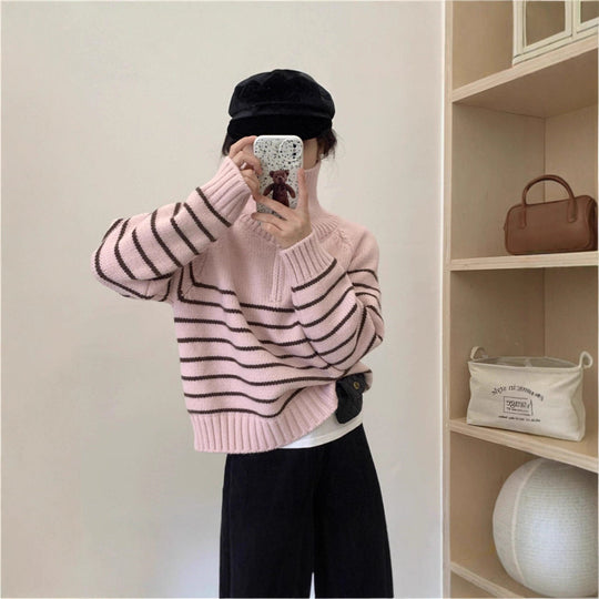 Damen Gemusterter Oversized Pullover Shop Nory