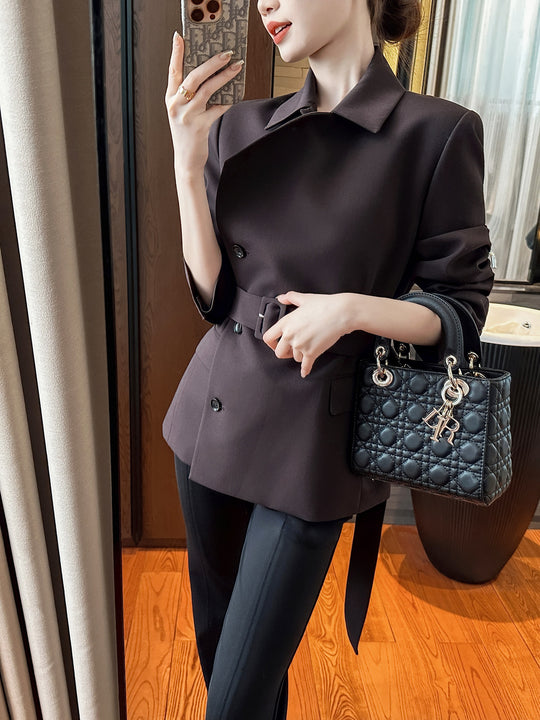 Damen Modischer Blazer mit Gürtel Shop Nory