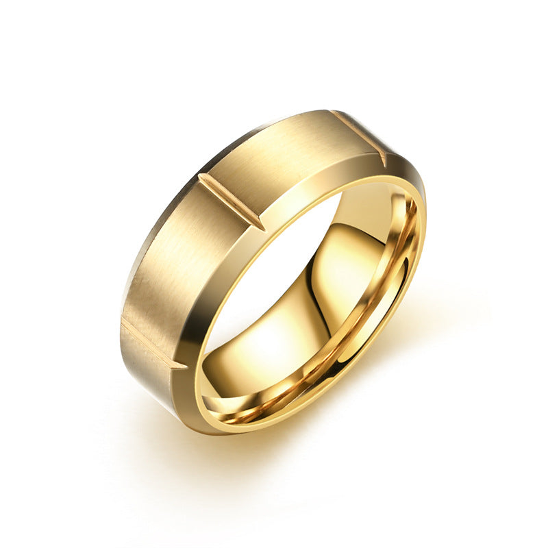 Herren Ring mit modernem, strukturierten Design Shop Nory