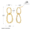 Damen Ohrhänger im modernen, organischen Design aus hochwertigem 925 Sterling Silber Shop Nory