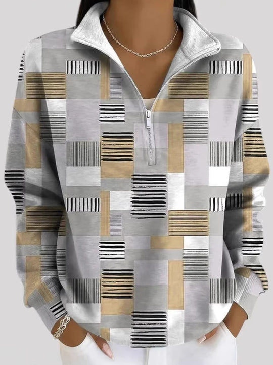 Damen Zip-Pullover