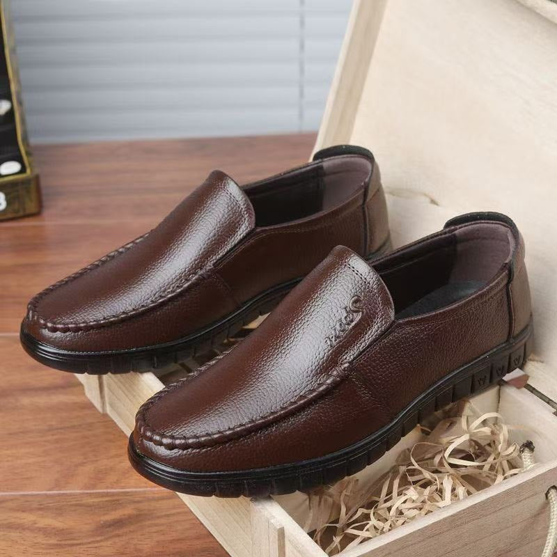 Herren Bequeme Lederslipper Shop Nory