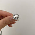Damen stilvoller Ring mit facettiertem Design Shop Nory