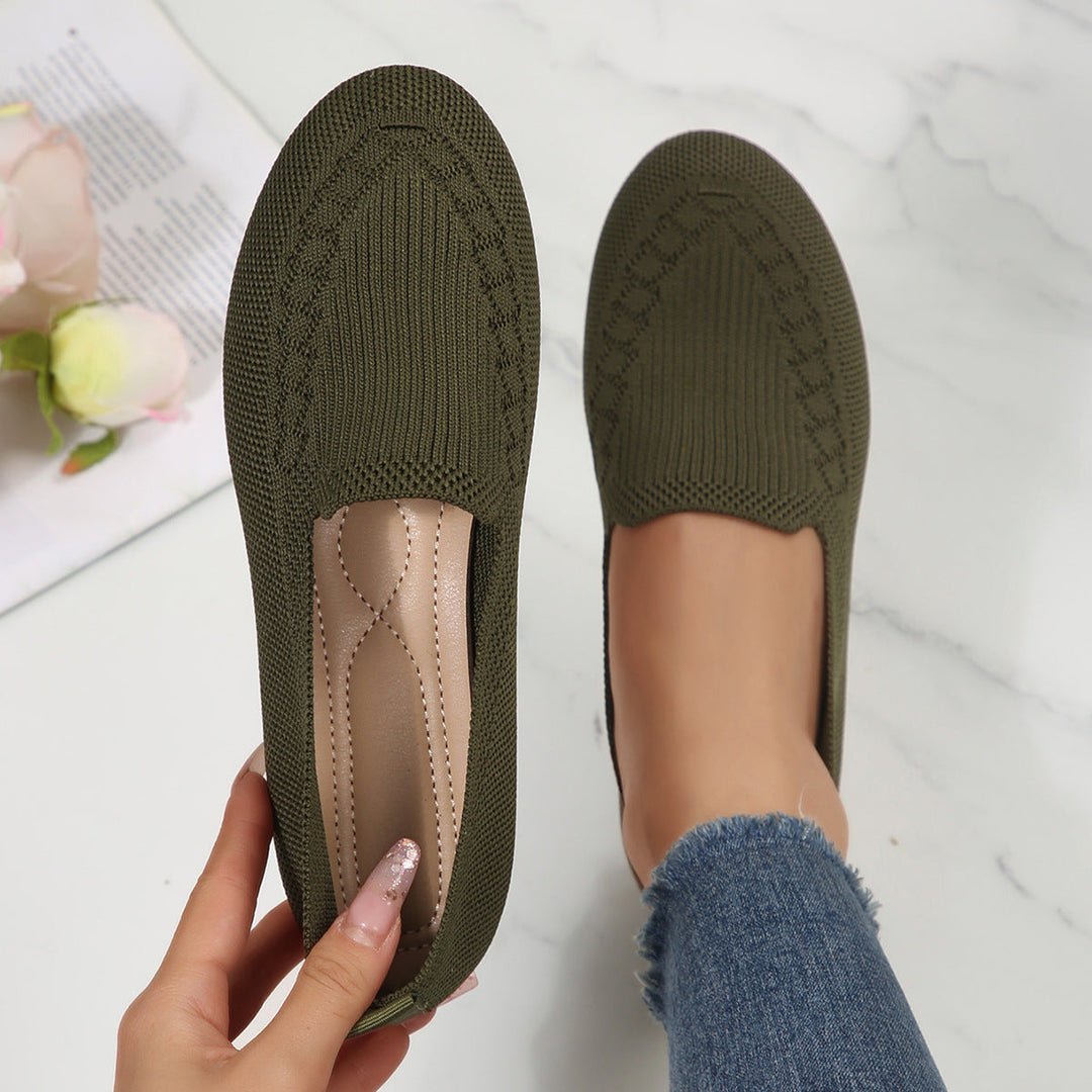 Damen Atmungsaktive Slip-On Ballerinas mit flexiblem Design Shopnory