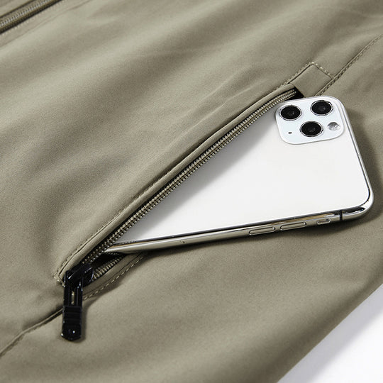 Herren Atmungsaktive Softshell-Utilityweste mit hohem Stehkragen, wasserabweisender Außenlage und mehrfachen Reißverschlusstaschen Shop Nory