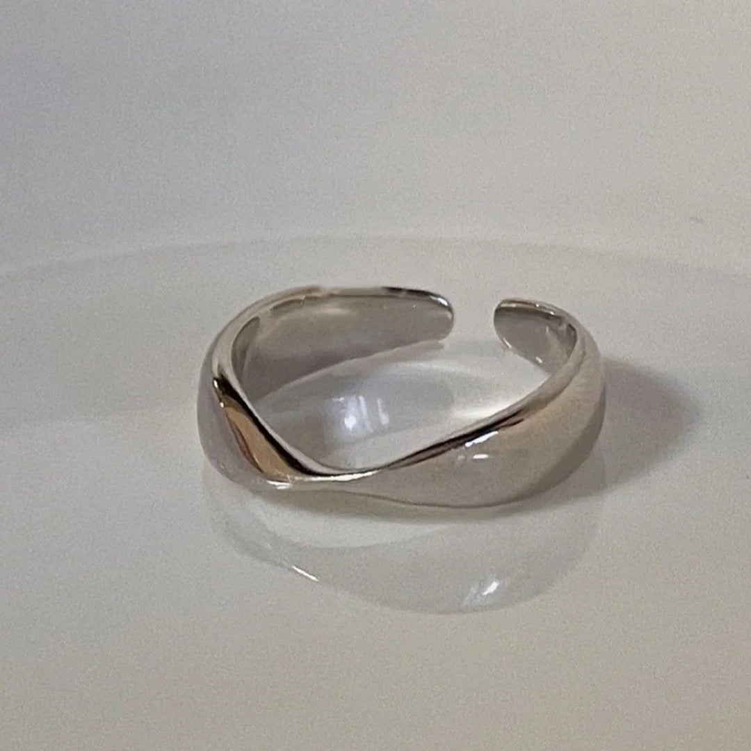 Damen Offener Ring mit elegant geschwungenem Design Shop Nory
