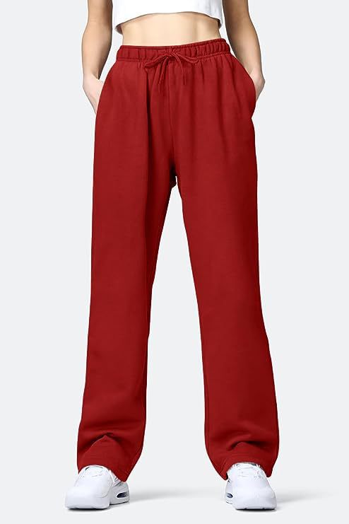 Damen Locker geschnittene Sweatpants mit Kordelzug und weitem Bein Shop Nory
