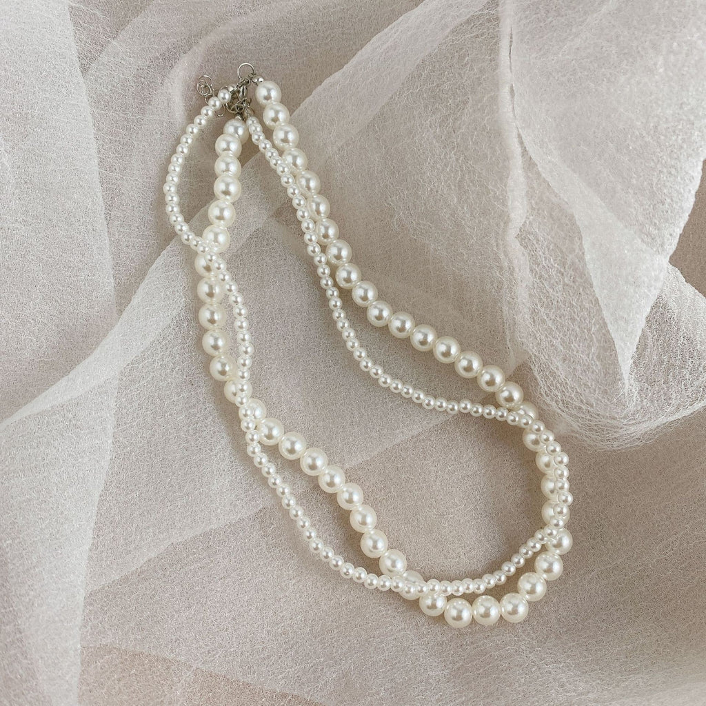 Damen Schmuckset mit luxuriösen Perlen und funkelnden Akzenten Shop Nory