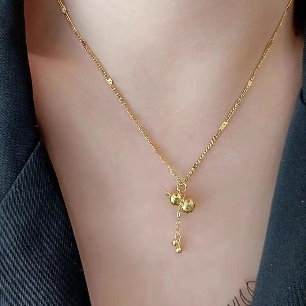 Damen Zierliches Gold Charm Halskette Shop Nory