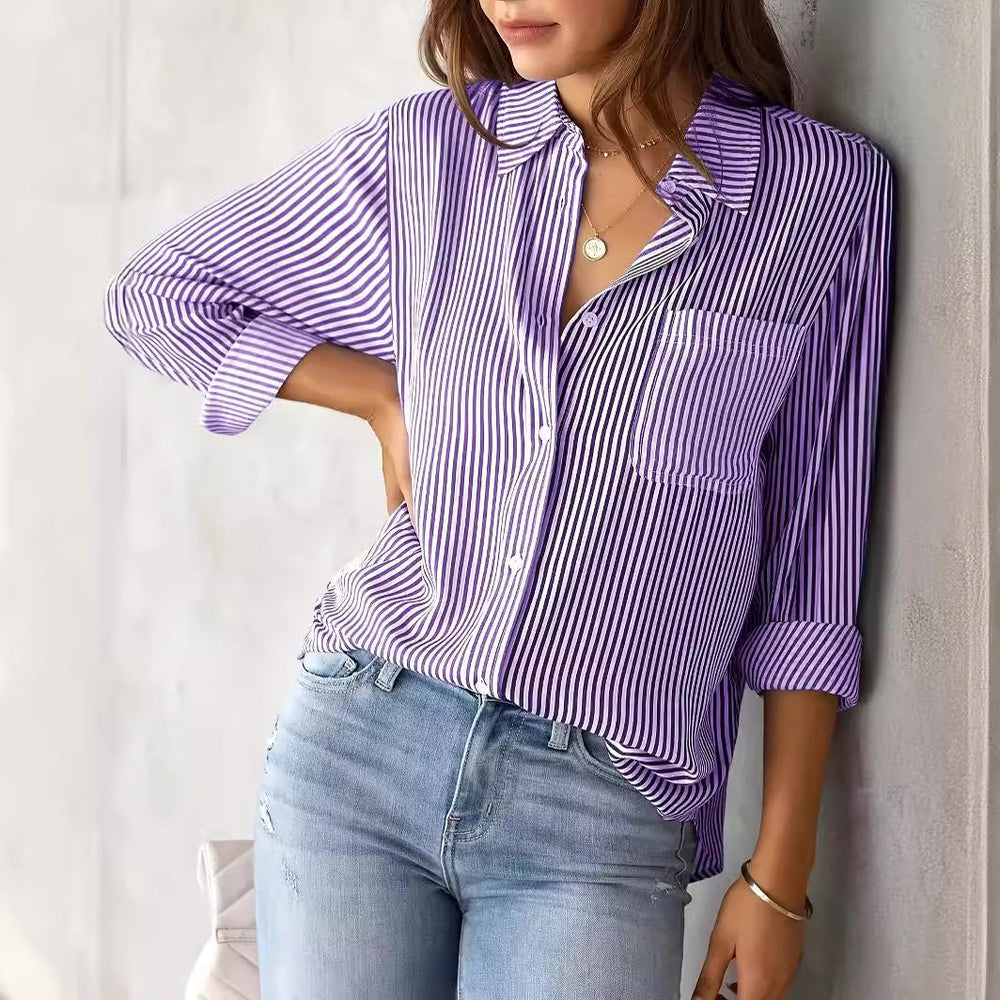 Damen lässige Hemdbluse