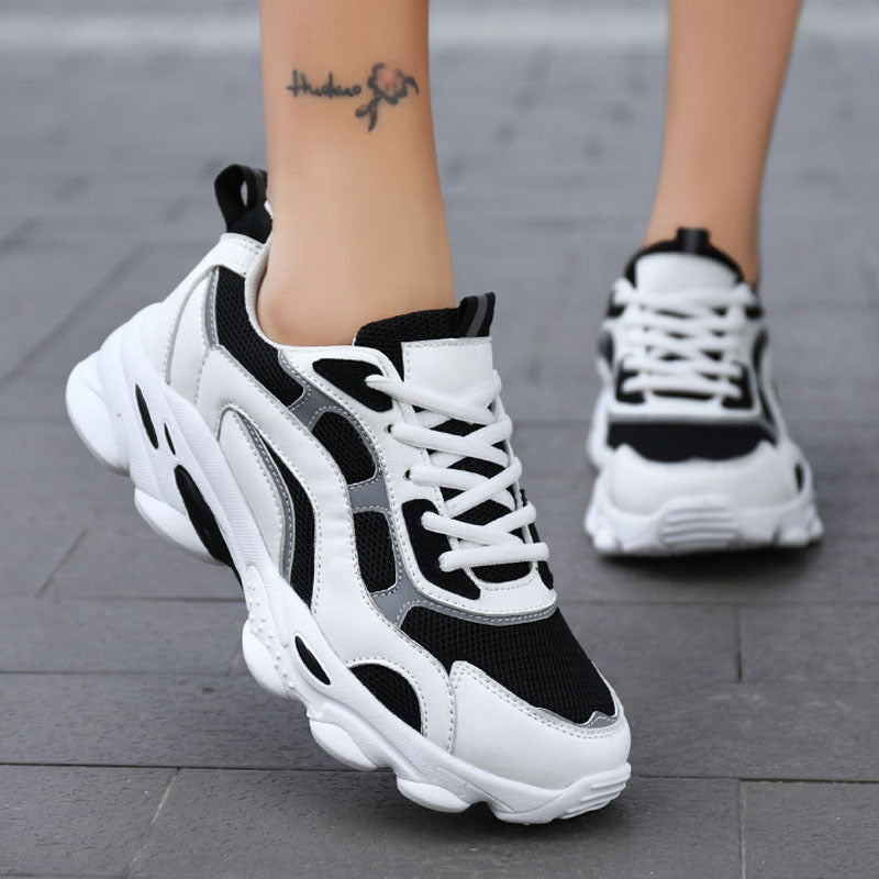 Damen Leichte und atmungsaktive Sneakers mit ergonomischer Dämpfung Shopnory