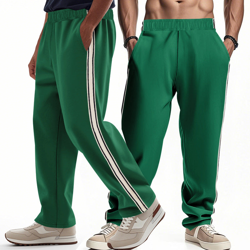 Herren Sportliche Sweatpants mit seitlichen Streifen