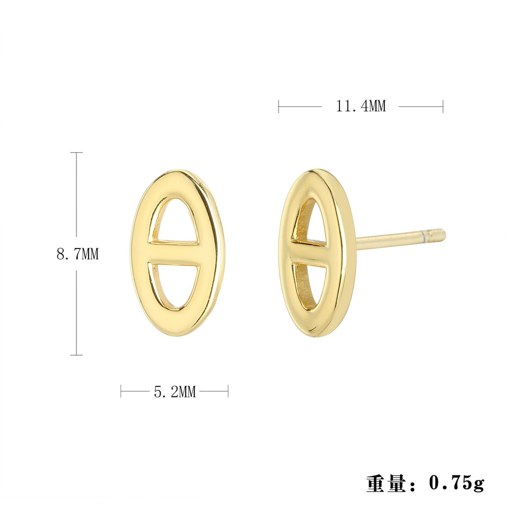 Damen Ohrstecker mit modernem Spikes-Design Shop Nory