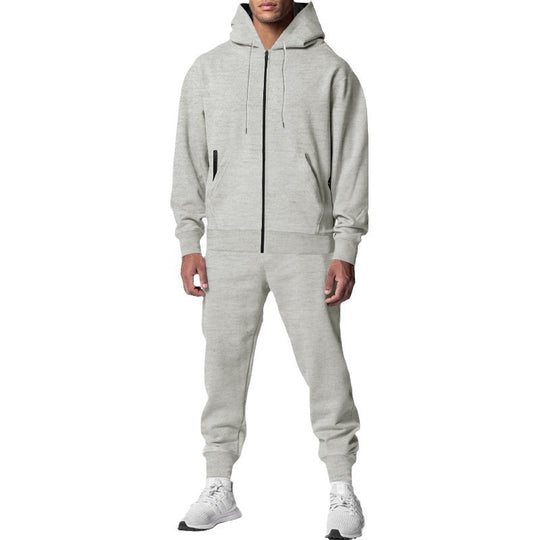Herren nan zweiteiliges Trainingsset mit Reißverschluss-Kapuzenjacke und tapered Jogginghose Shop Nory