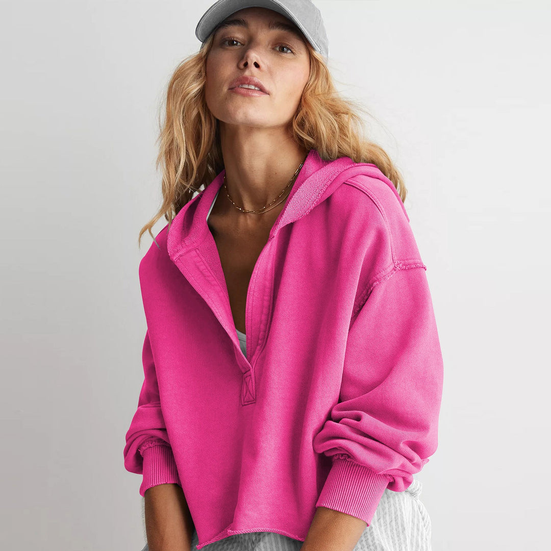 Damen Oversized Kapuzenpullover
