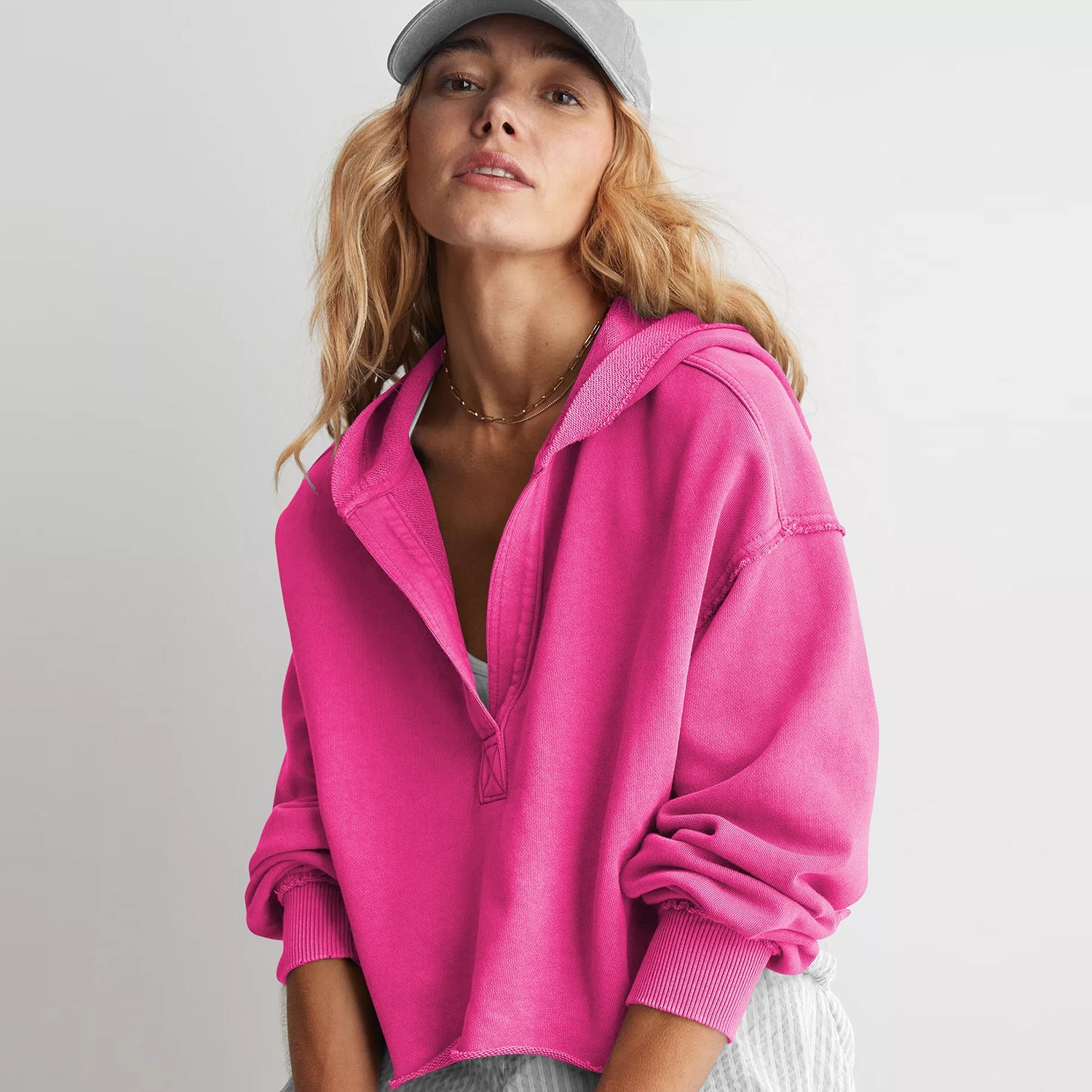 Damen Oversized Kapuzenpullover