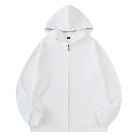 Unisex Oversize Kapuzen‑Zipjacke aus French‑Terry mit verdeckter Nahtführung Shop Nory