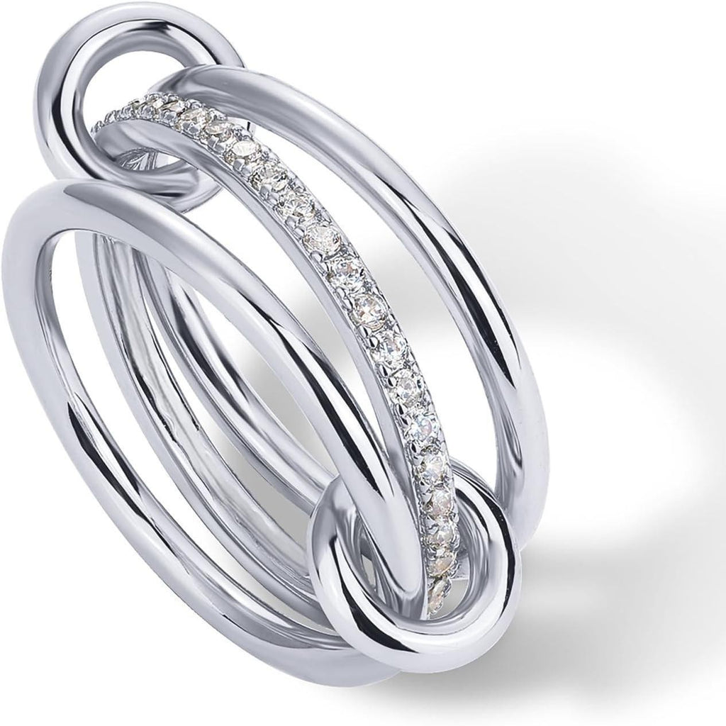 Damen eleganter und funkelnder Ring Shop Nory