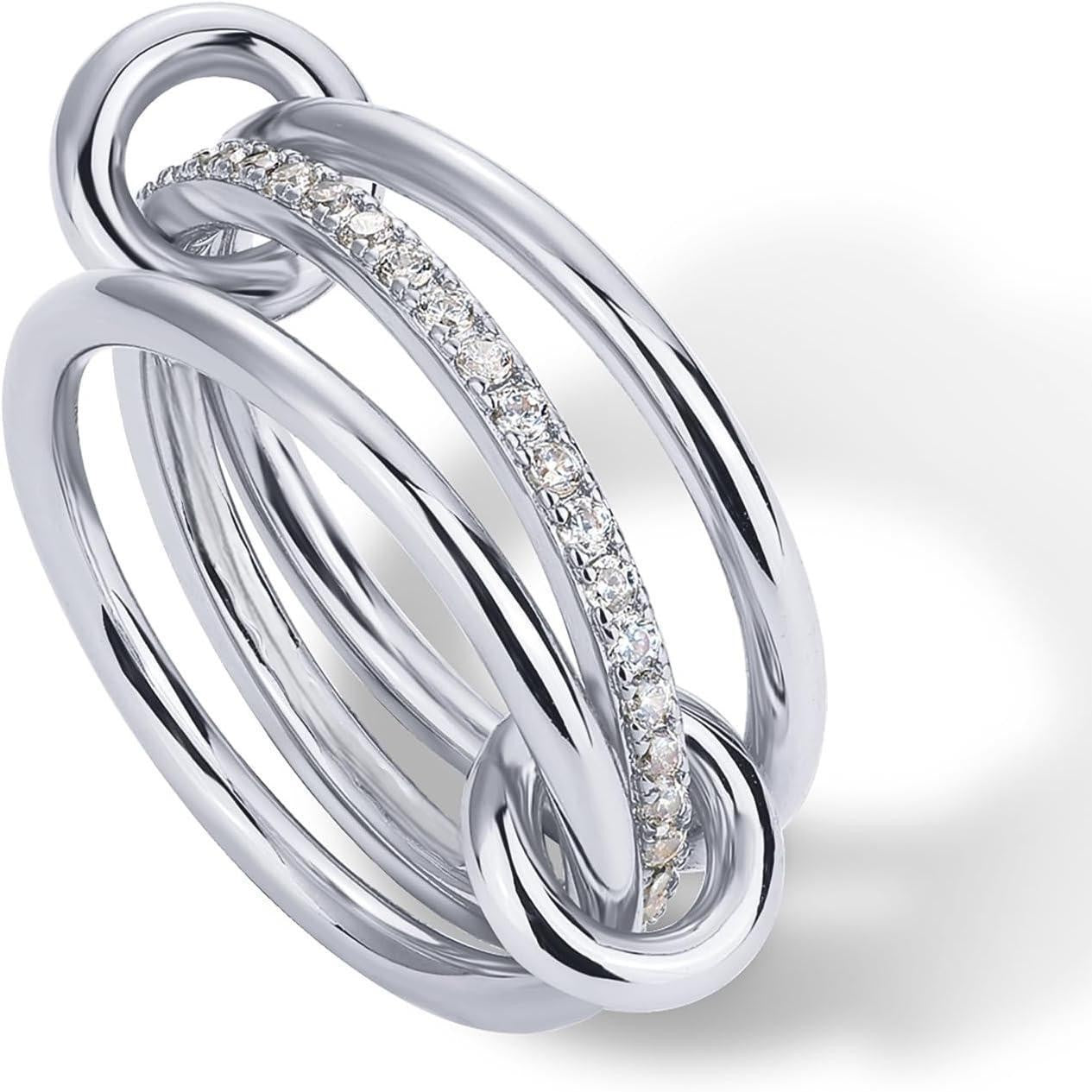 Damen eleganter und funkelnder Ring Shop Nory