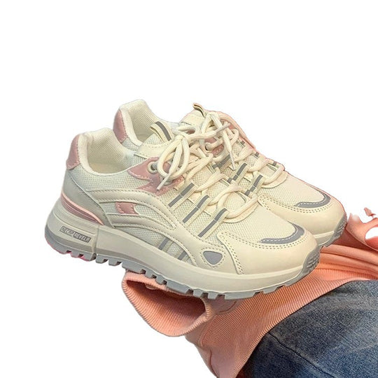 Damen Retro‑Laufstil Plateau‑Sneaker mit robuster Traktionssohle und atmungsaktivem Mesh Shop Nory