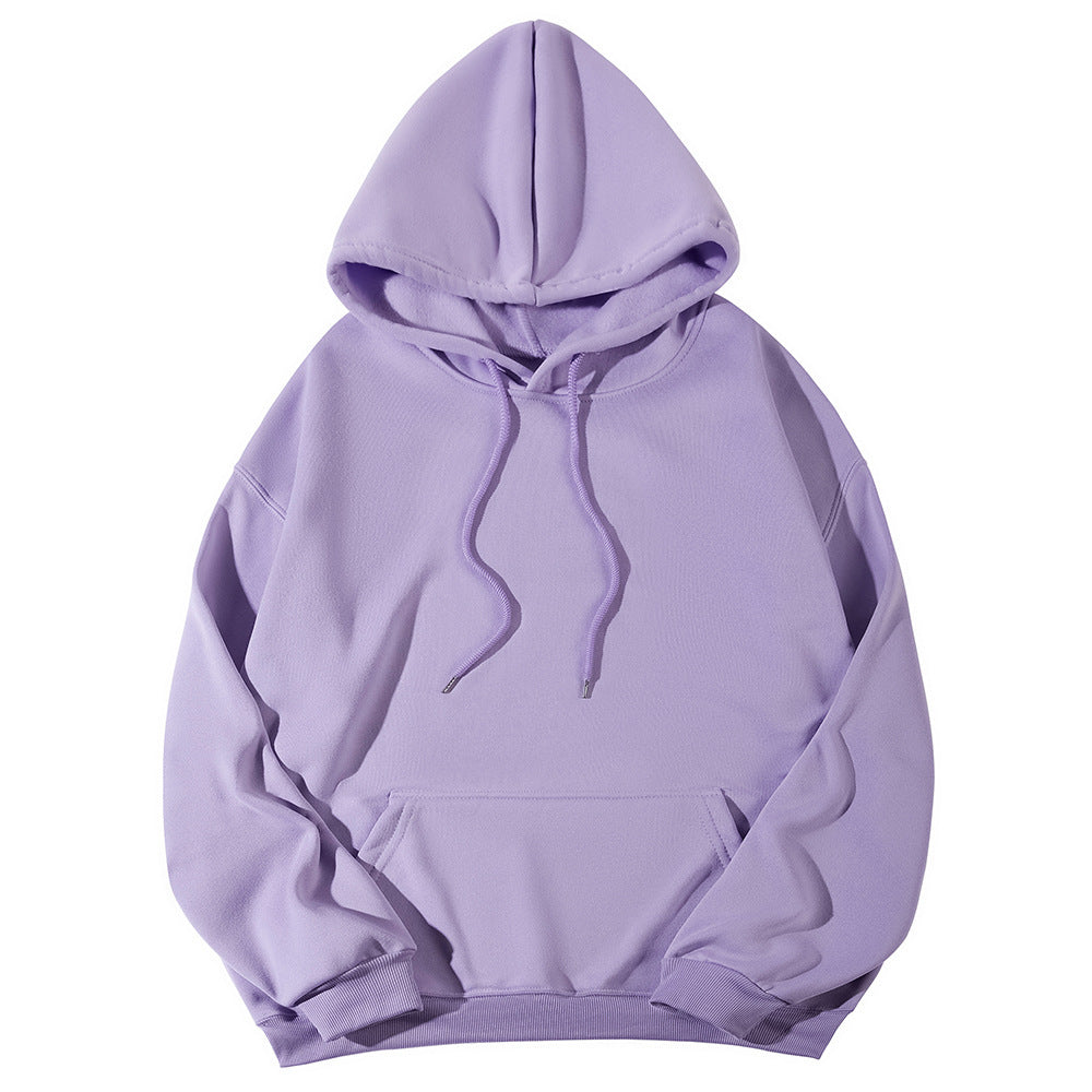 Unisex Oversize-Fleece-Hoodie mit tiefer Schulter, Kängurutasche und breitem Rippbund Shop Nory