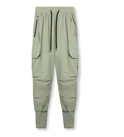 Damen Cargo-Hose mit praktischen Reißverschlusstaschen und elastischem Bund