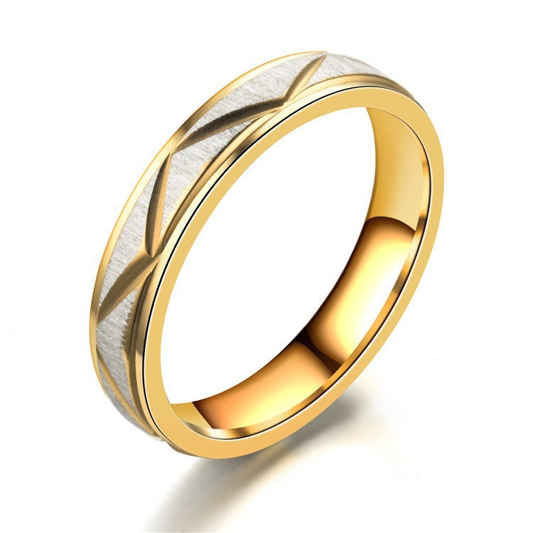 Herren Ring mit modernem, geometrischem Muster und hoher Abriebfestigkeit Shop Nory