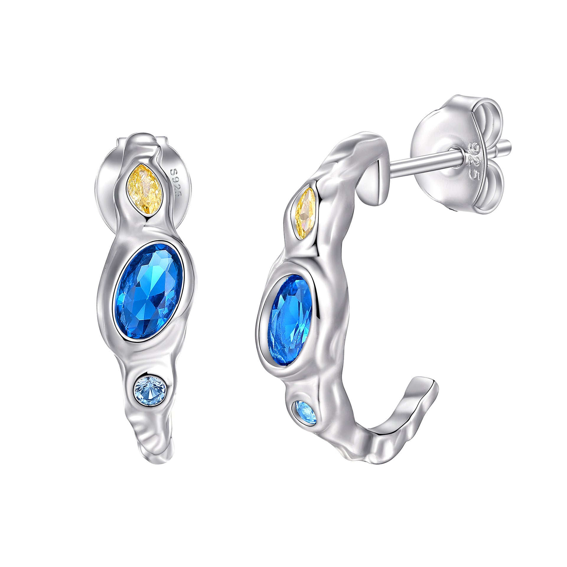 Damen Halskette mit kunstvollem Design und farbenfrohen Kristallakzenten Shop Nory