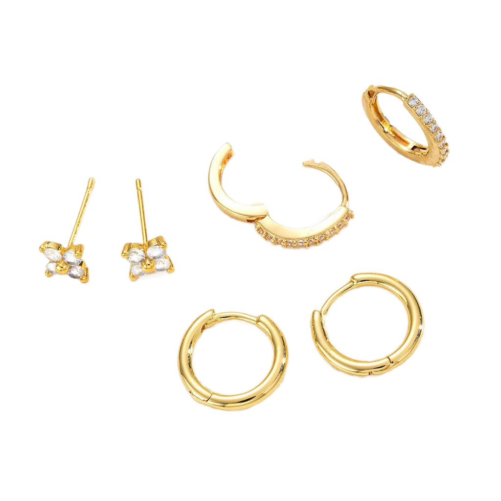 Damenohrringe mit funkelnden Kristallen und elegantem Design Shop Nory