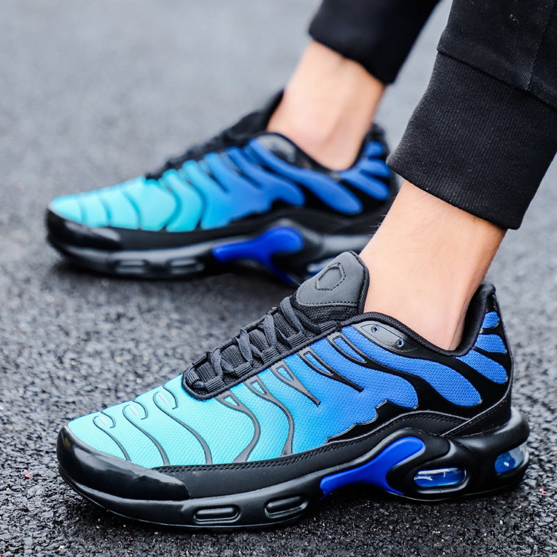 Herren Atmungsaktive Laufschuhe mit Luftkissen-Dämpfung und futuristischem Wellen-Design Shopy Nory