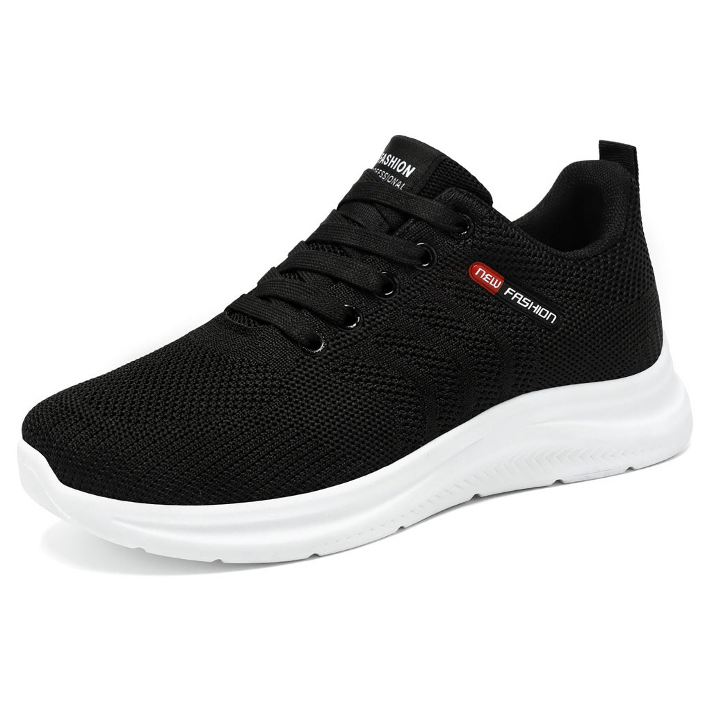 Damen Atmungsaktive und bequeme Sneaker mit elastischem Strickdesign Shopnory