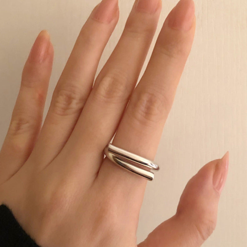 Damenring mit geometrischem und skulpturalem Design Shop Nory