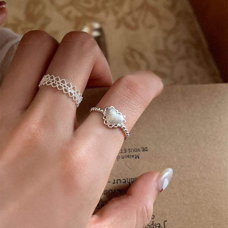 Damen filigraner Ring mit zarten Zirkonia-Akzenten Shop Nory