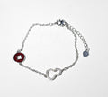 Damen Armband mit einzigartigen geometrischen Anhängern und funkelnden Zirkonia Shop Nory