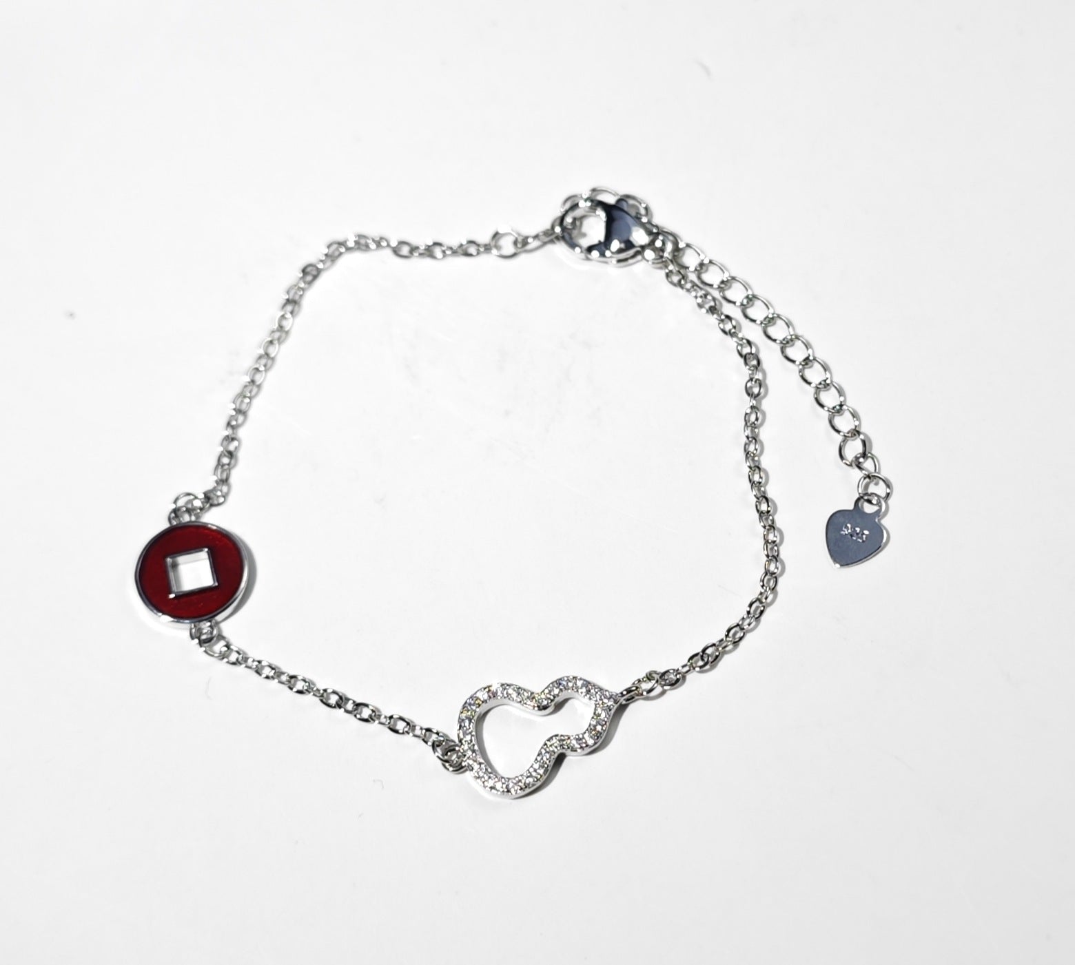 Damen Armband mit einzigartigen geometrischen Anhängern und funkelnden Zirkonia Shop Nory